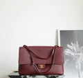 Chanel 26P Maxi Large Flap Bag Calfskin Leather C-572