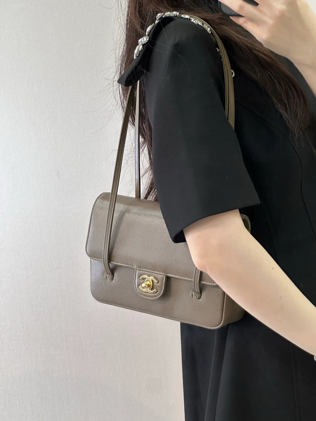 CHANEL 26P Preppy Coco Flap Bag