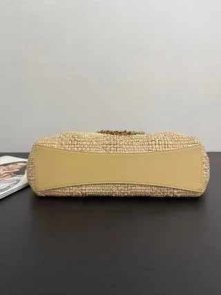 CHANEL 26P Woven Grass Shopping Bag