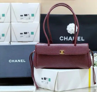 Chanel 26S Baguette Handbag Grained Leather 2350025001930