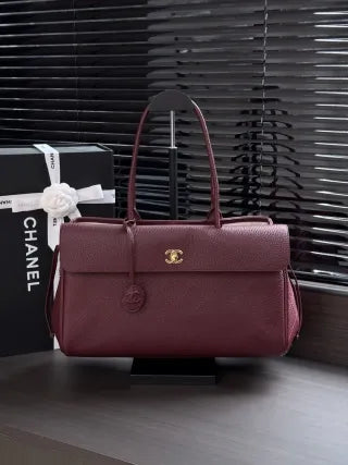 Chanel 26S Baguette Medium Handbag Caviar Leather AS6428