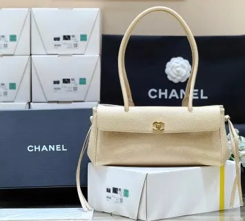 Chanel 26S Celebrity Baguette Handbag Caviar Leather 2350025001930