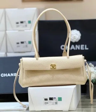 Chanel 26S Celebrity Baguette Handbag Caviar Leather 2350025001930