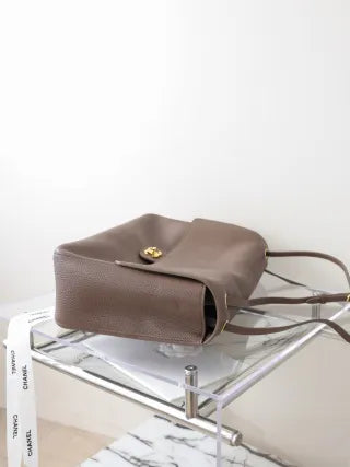 Chanel 26S Classic Flap Large Handbag Caviar Leather Brown 210401402130