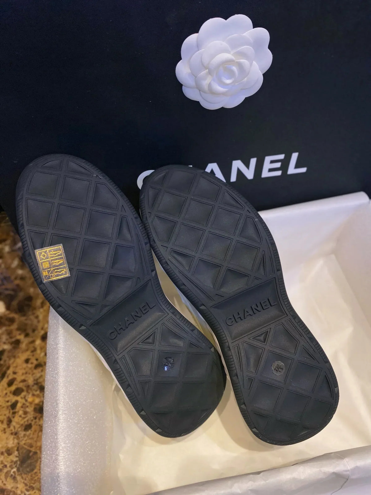 Chanel Black Classic Dad Sneakers 543391