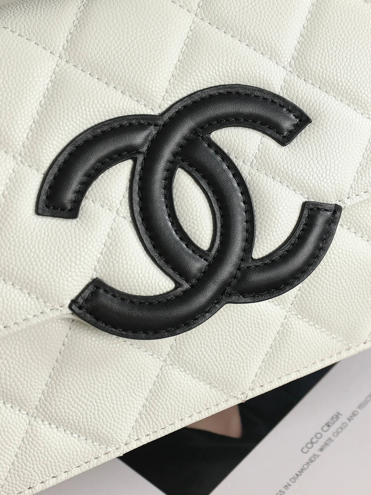 CHANEL Cambon Panda Small Wallet 6554