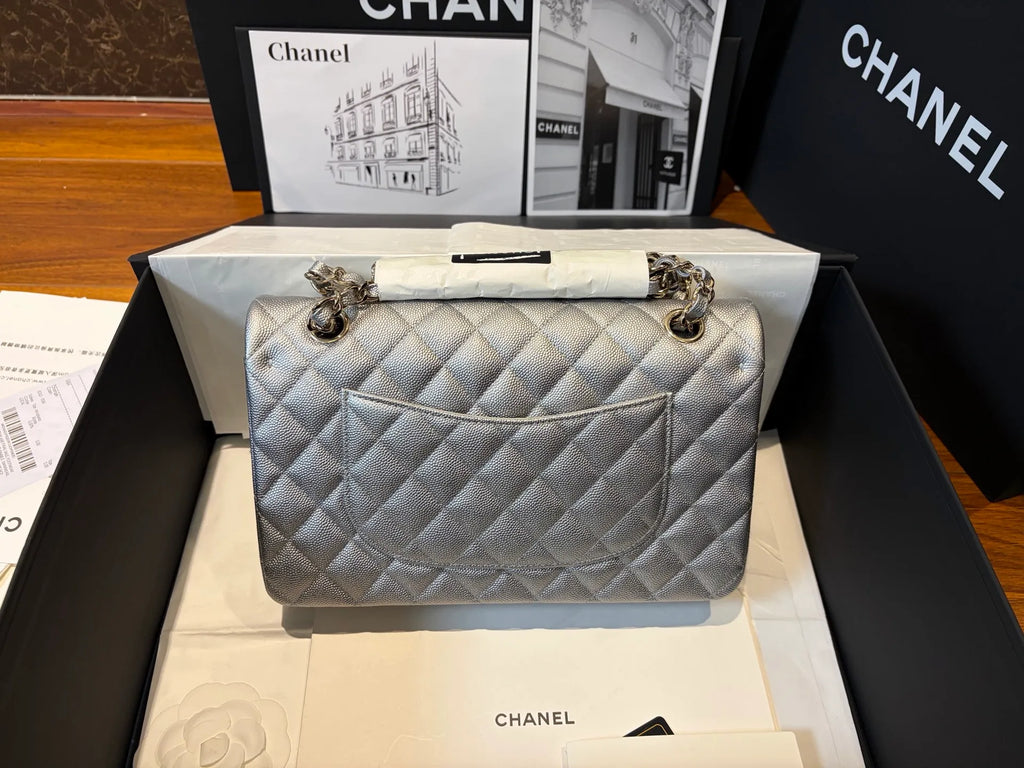 CF 2.55 Grained Lambskin Shoulder Bag