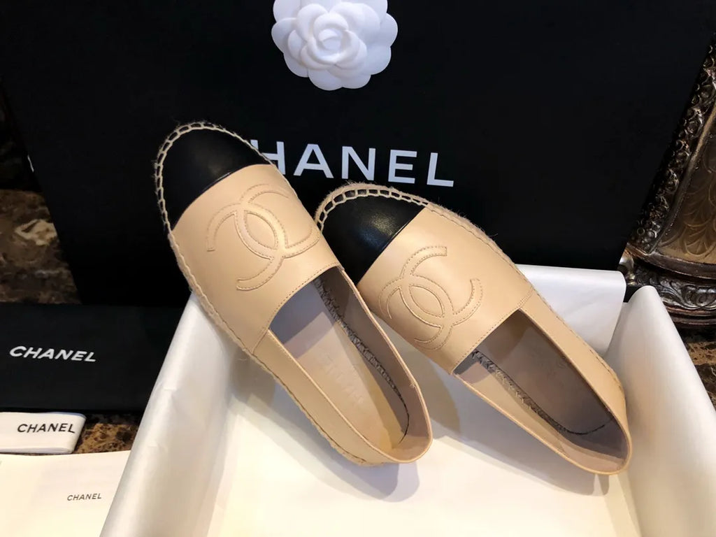 Chanel Classic Apricot Fisherman Shoes 543490
