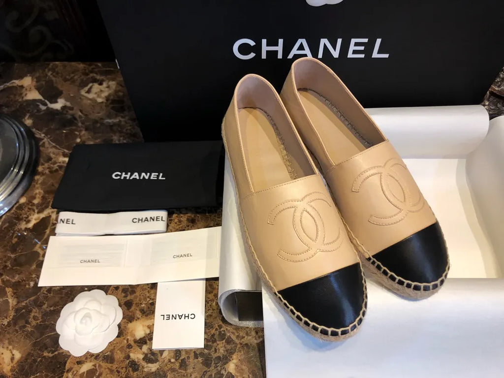 Chanel Classic Apricot Fisherman Shoes 543490