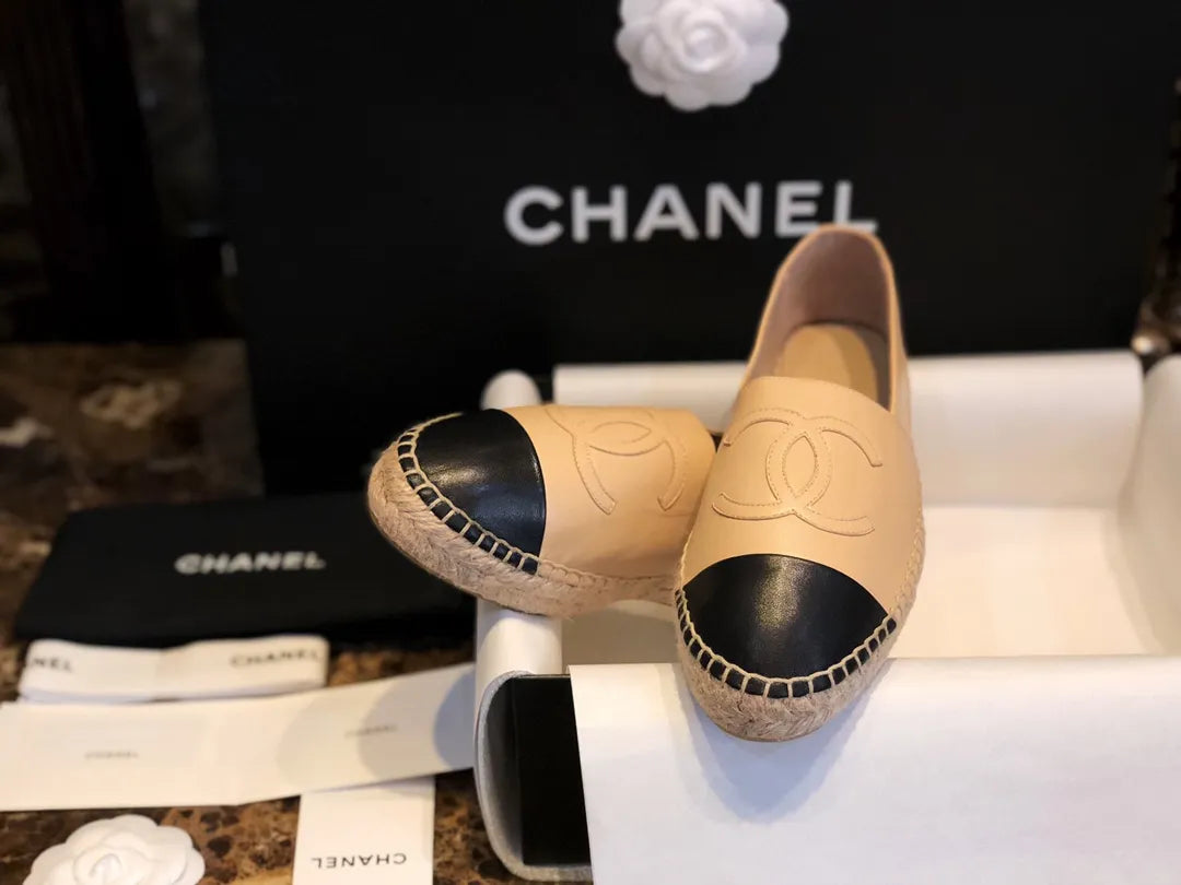 Chanel Classic Apricot Fisherman Shoes 543490