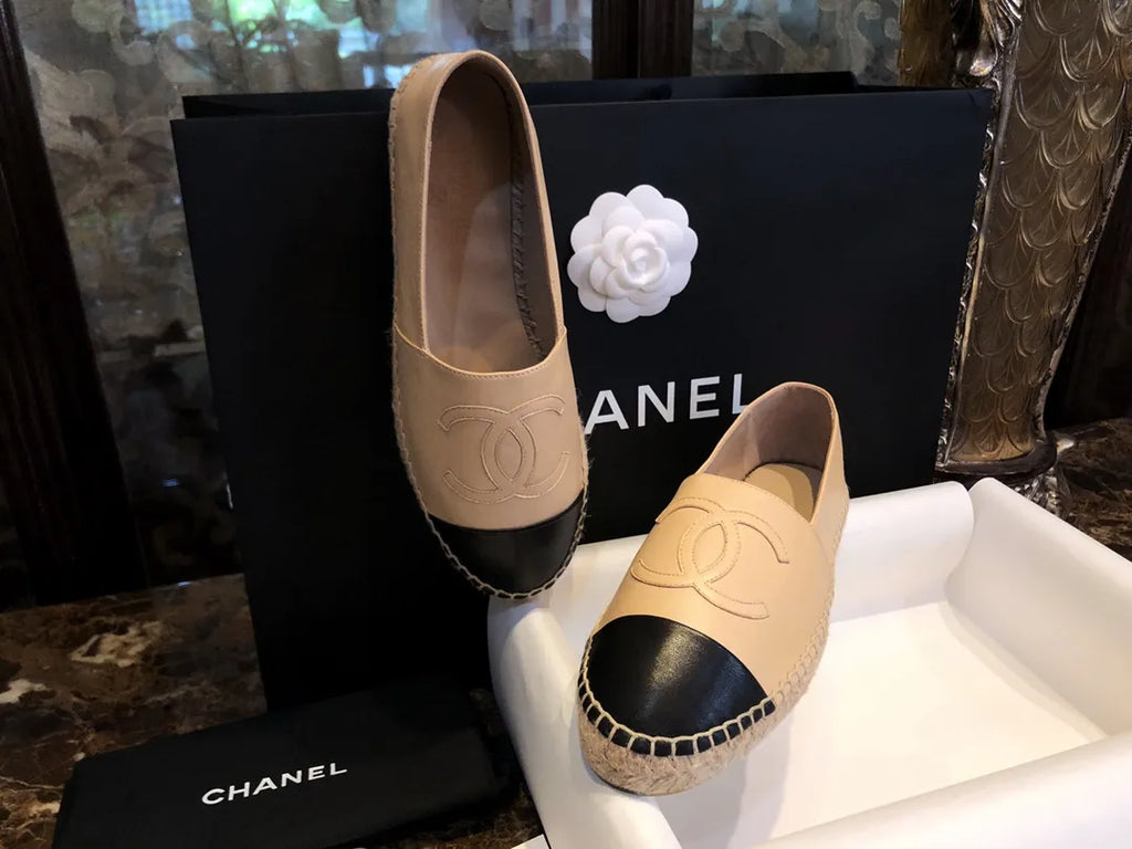 Chanel Classic Apricot Fisherman Shoes 543490