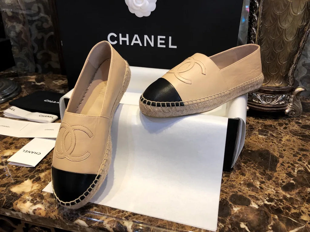 Chanel Classic Apricot Fisherman Shoes 543490