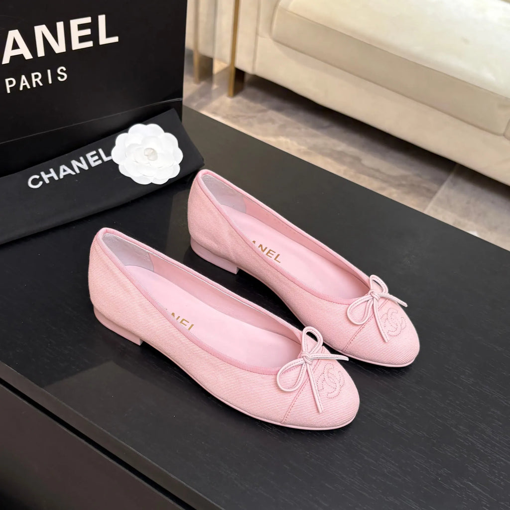 Chanel Classic Slingback Ballet Flats Lambskin Leather