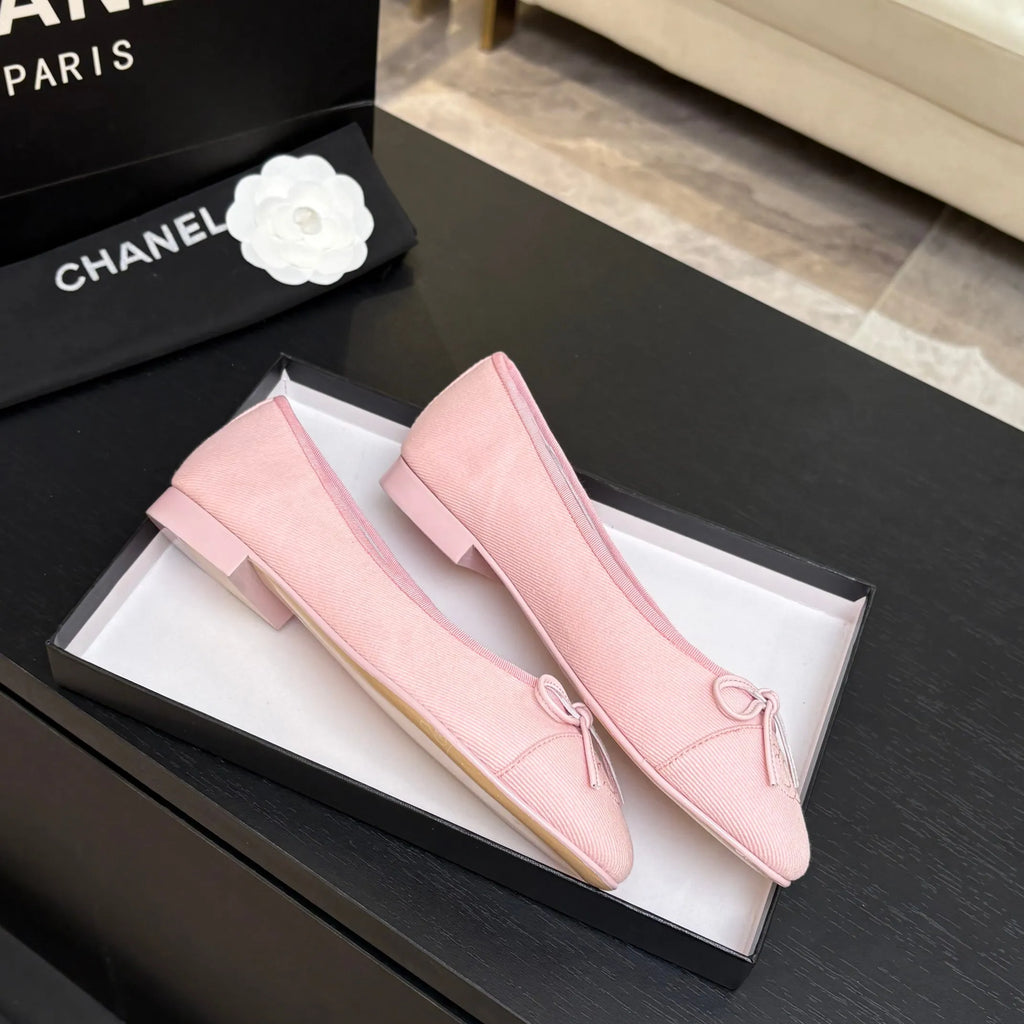 Chanel Classic Slingback Ballet Flats Lambskin Leather