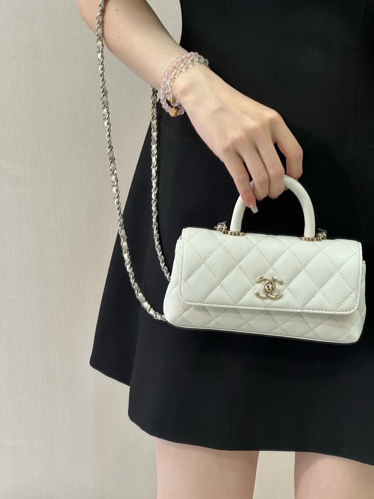 CHANEL Coco Handle Baguette Bag