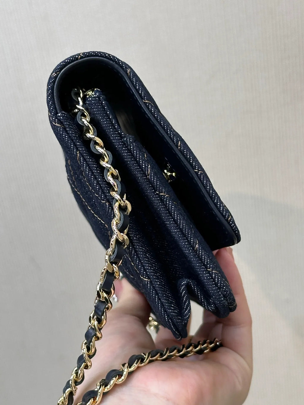 CHANEL Denim WOC