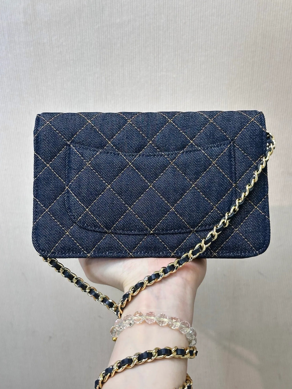 CHANEL Denim WOC