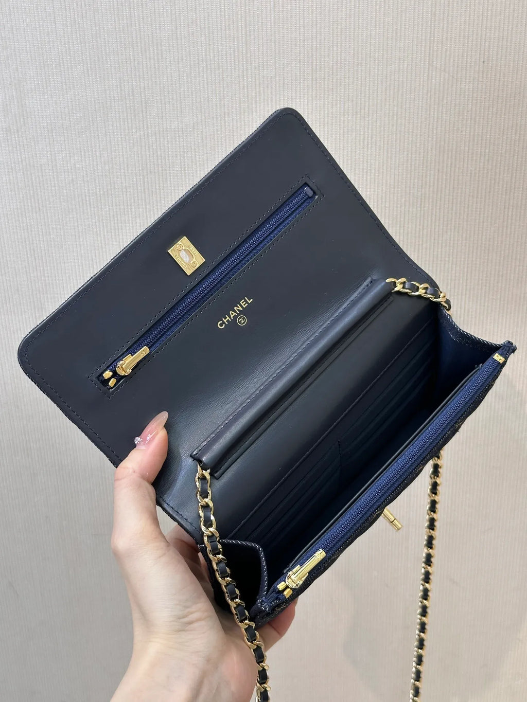 CHANEL Denim WOC