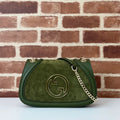 Chanel Frosted Flap Shoulder Bag Leather 815715