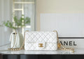 Chanel Golden Ball Flap Bag Lambskin Leather 0-866
