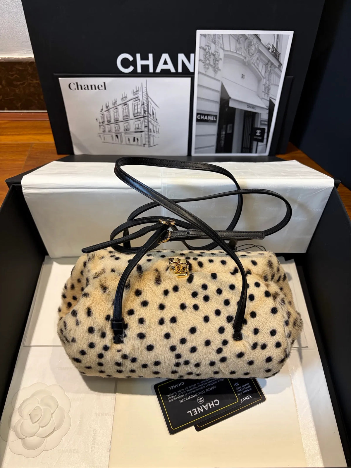 Leopard Print Shoulder Bag 805473