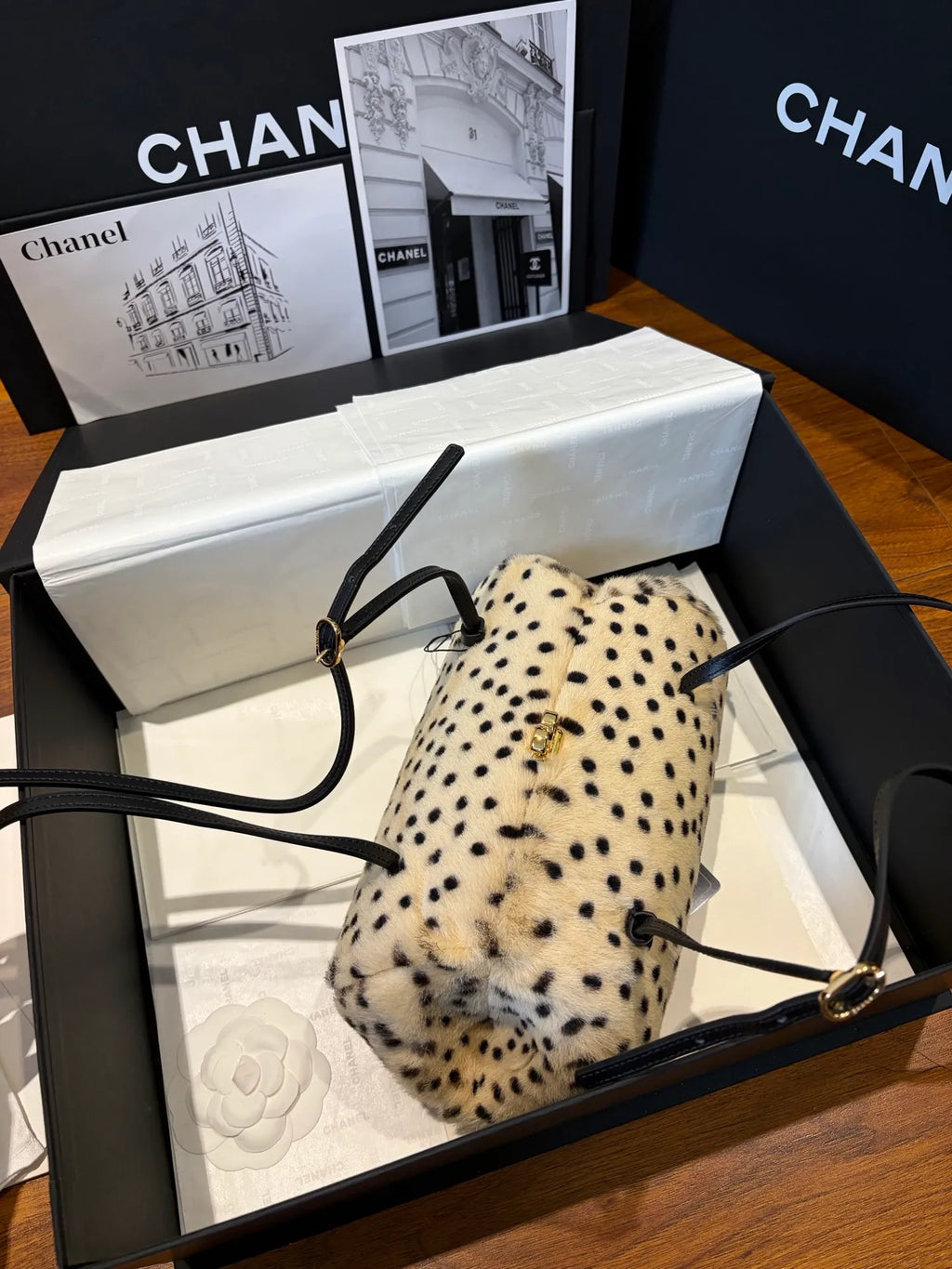 Leopard Print Shoulder Bag 805473