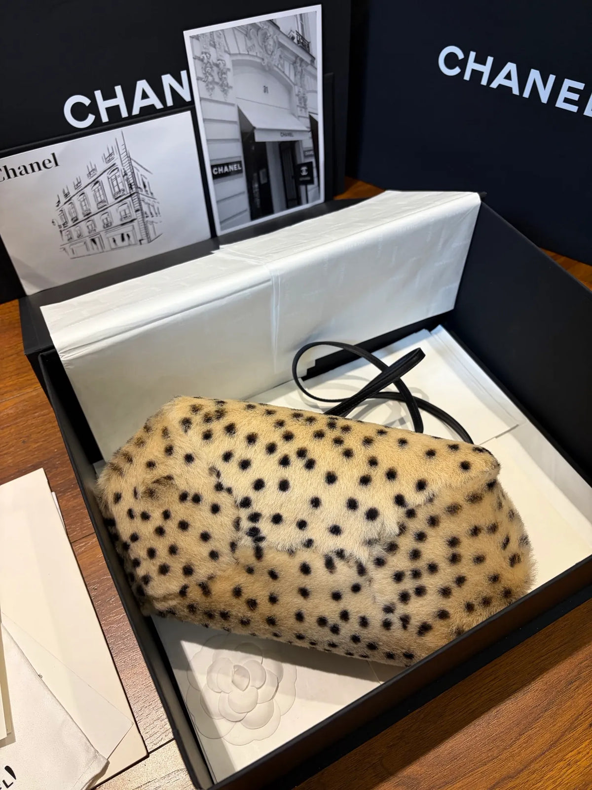 Leopard Print Shoulder Bag 805473