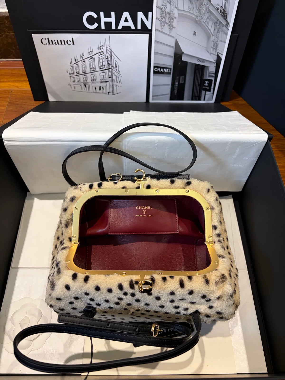 Leopard Print Shoulder Bag 805473