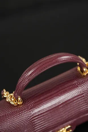 CHANEL Lizard Pattern Horizontal Chain Bag