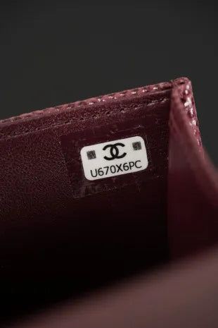 CHANEL Lizard Pattern Horizontal Chain Bag