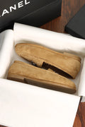 Chanel Maillard Plush Loafers 735622