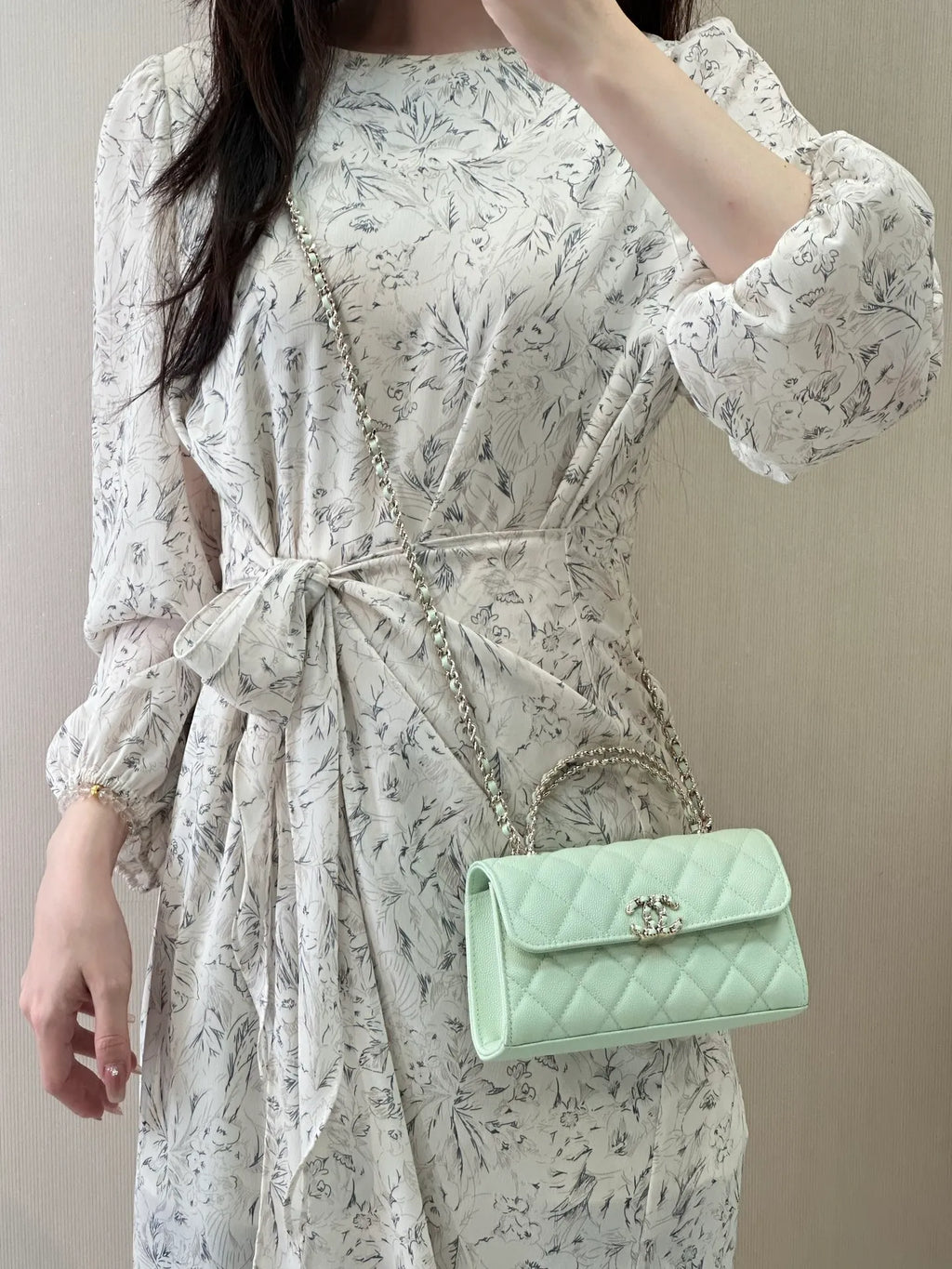 CHANEL Mini Kelly Handle Bag