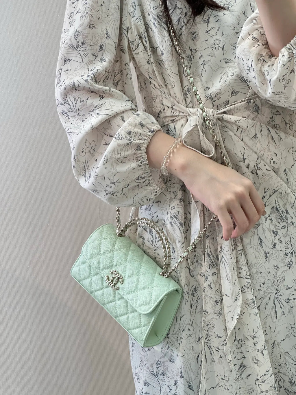 CHANEL Mini Kelly Handle Bag