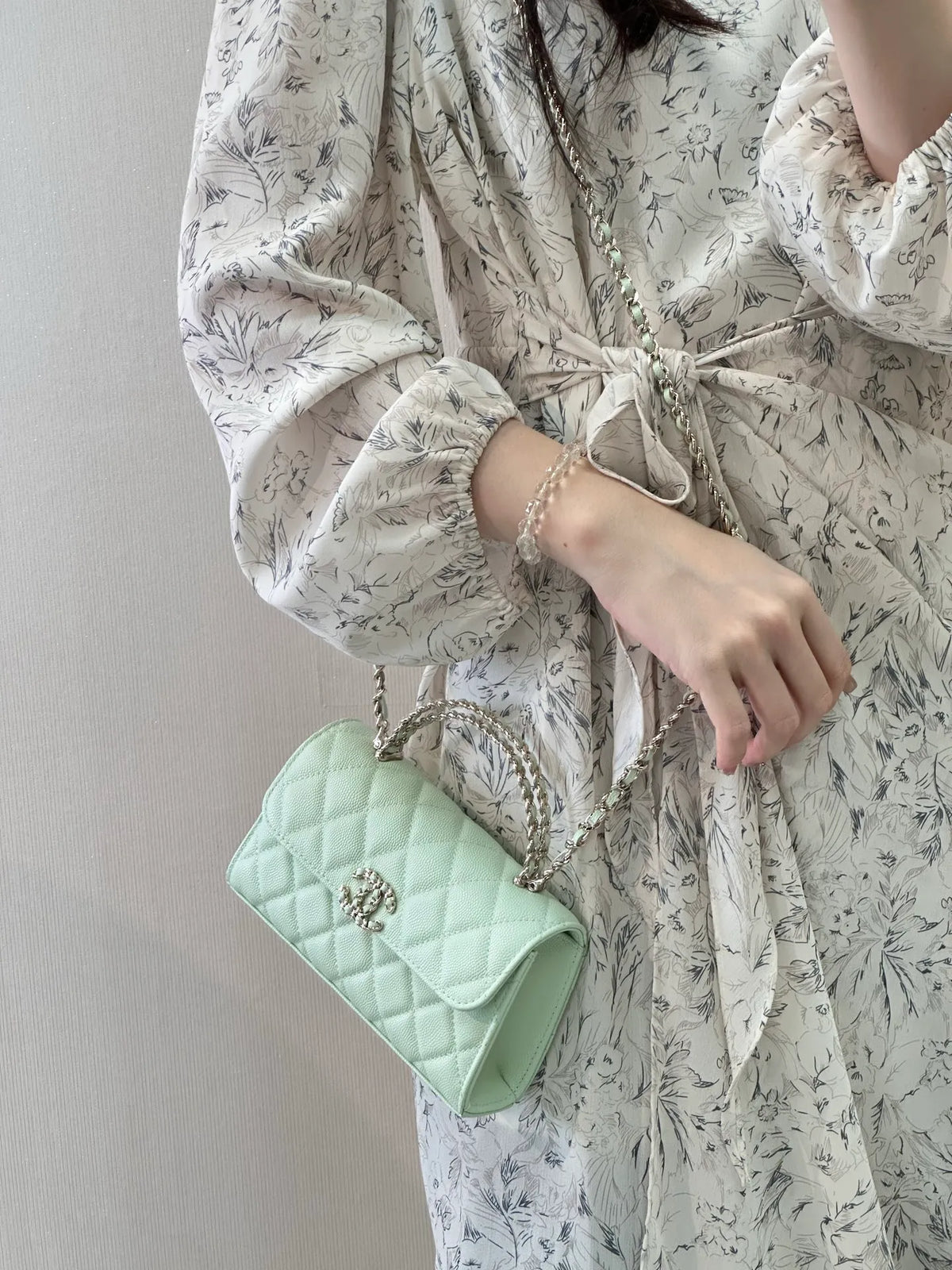 CHANEL Mini Kelly Handle Bag