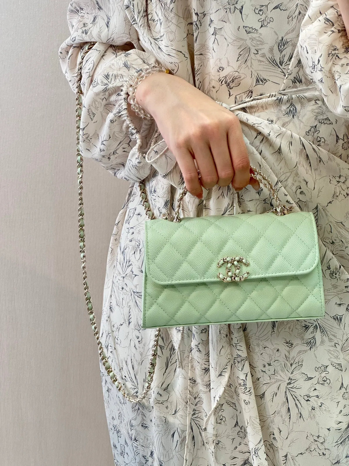 CHANEL Mini Kelly Handle Bag