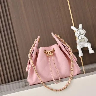 Chanel Multi-Pocket Hobo Bag Waxed Leather Mini AS5631