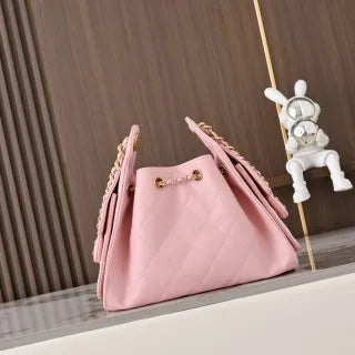 Chanel Multi-Pocket Hobo Bag Waxed Leather Mini AS5631