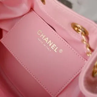 Chanel Multi-Pocket Hobo Bag Waxed Leather Mini AS5631