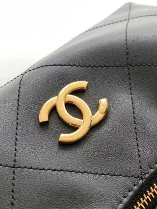 Chanel New Hobo Underarm Handbag Leather AS5837