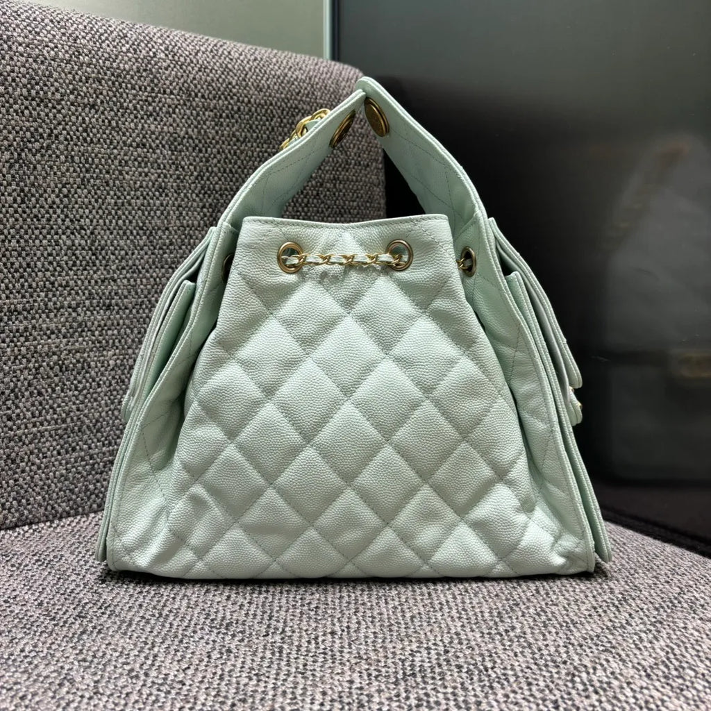 Ch@nel Runway Hippie Chain Closure Hobo Bag 139900