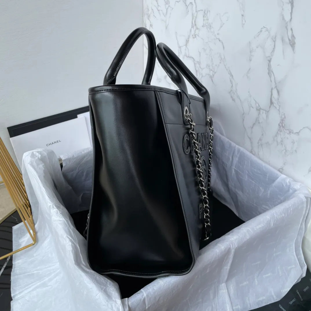 Chanel Shopping Tote Bag Calfskin Leather AS3257