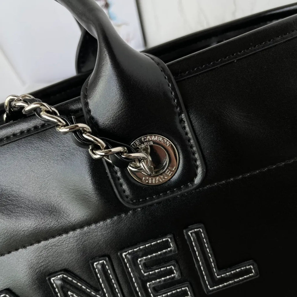 Chanel Shopping Tote Bag Calfskin Leather AS3257