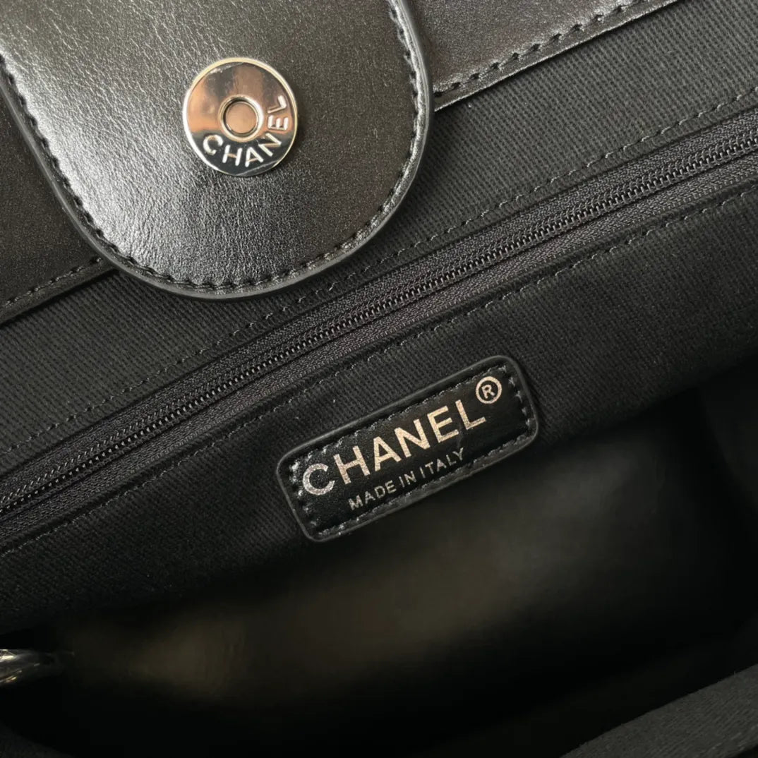 Chanel Shopping Tote Bag Calfskin Leather AS3257