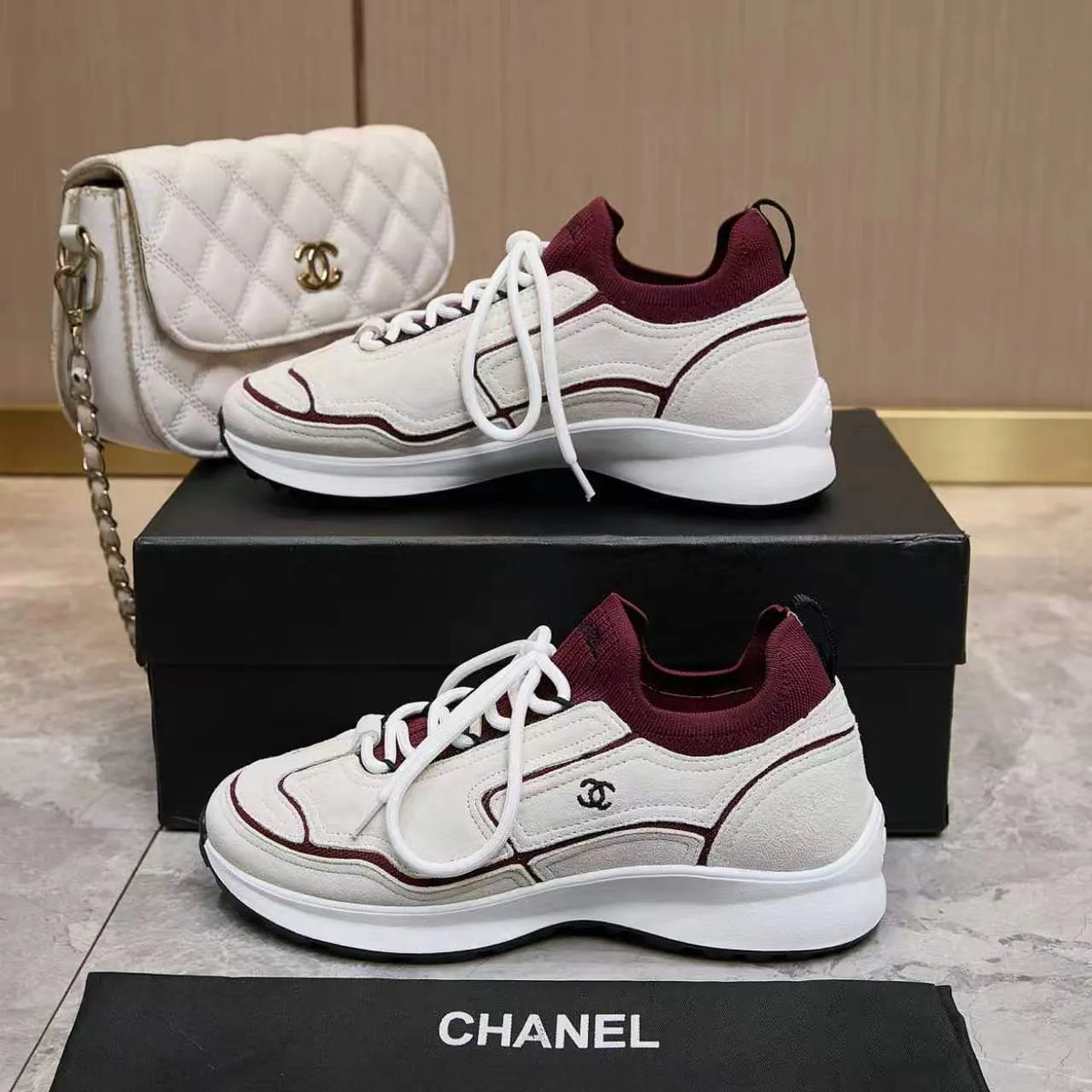 Chanel Sneakers Silk Suede Flyknit TPU 2026