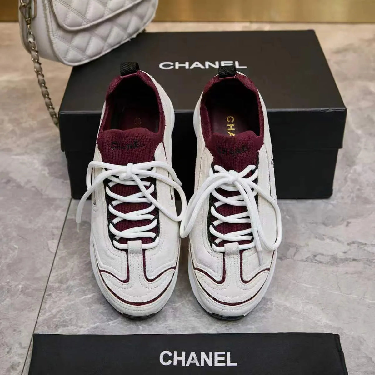 Chanel Sneakers Silk Suede Flyknit TPU 2026