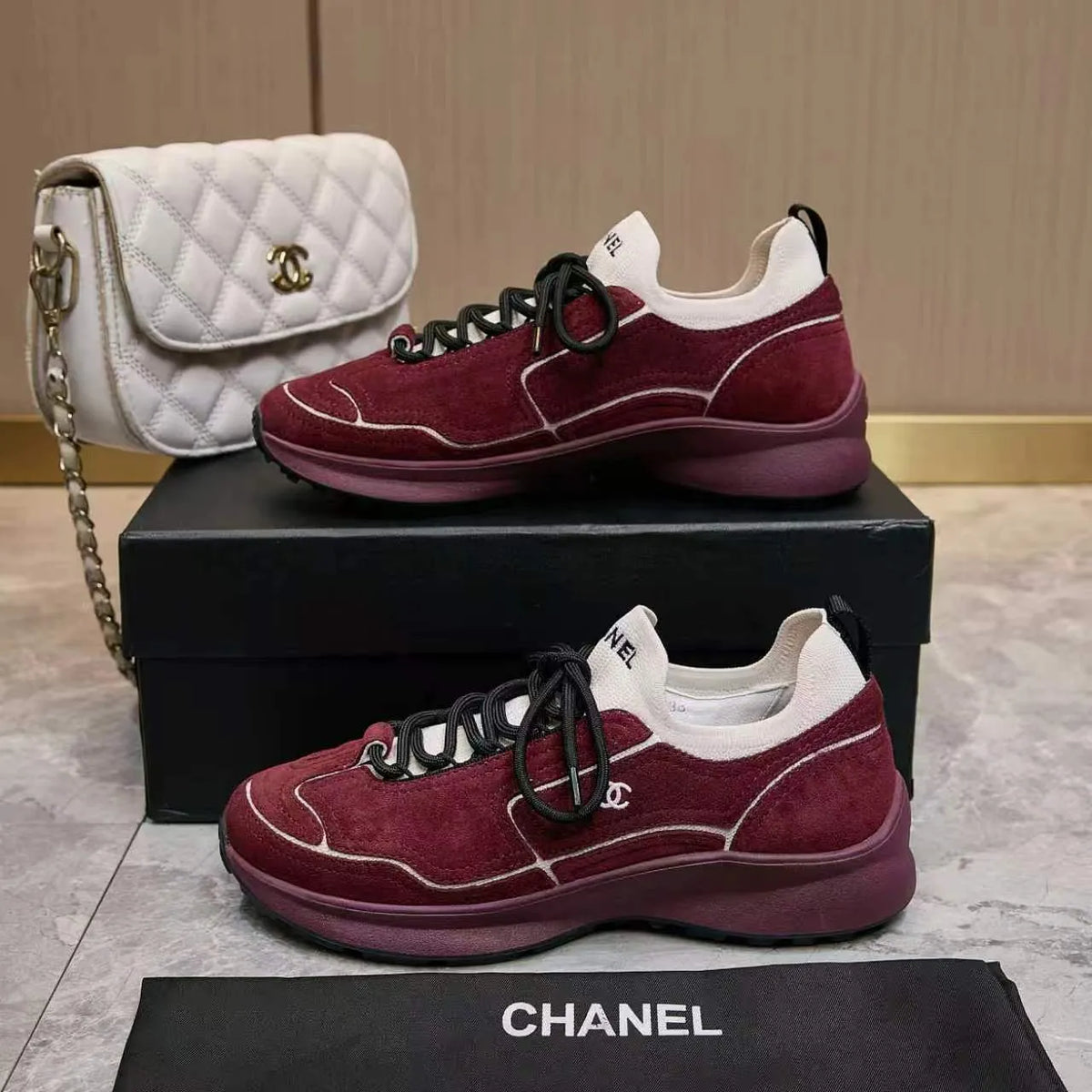 Chanel Sneakers Suede Knit TPU 2026