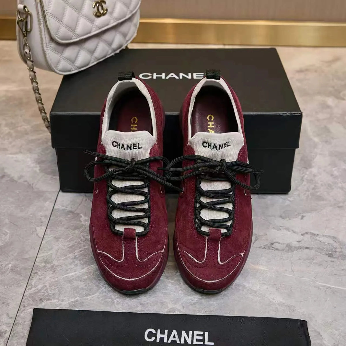 Chanel Sneakers Suede Knit TPU 2026
