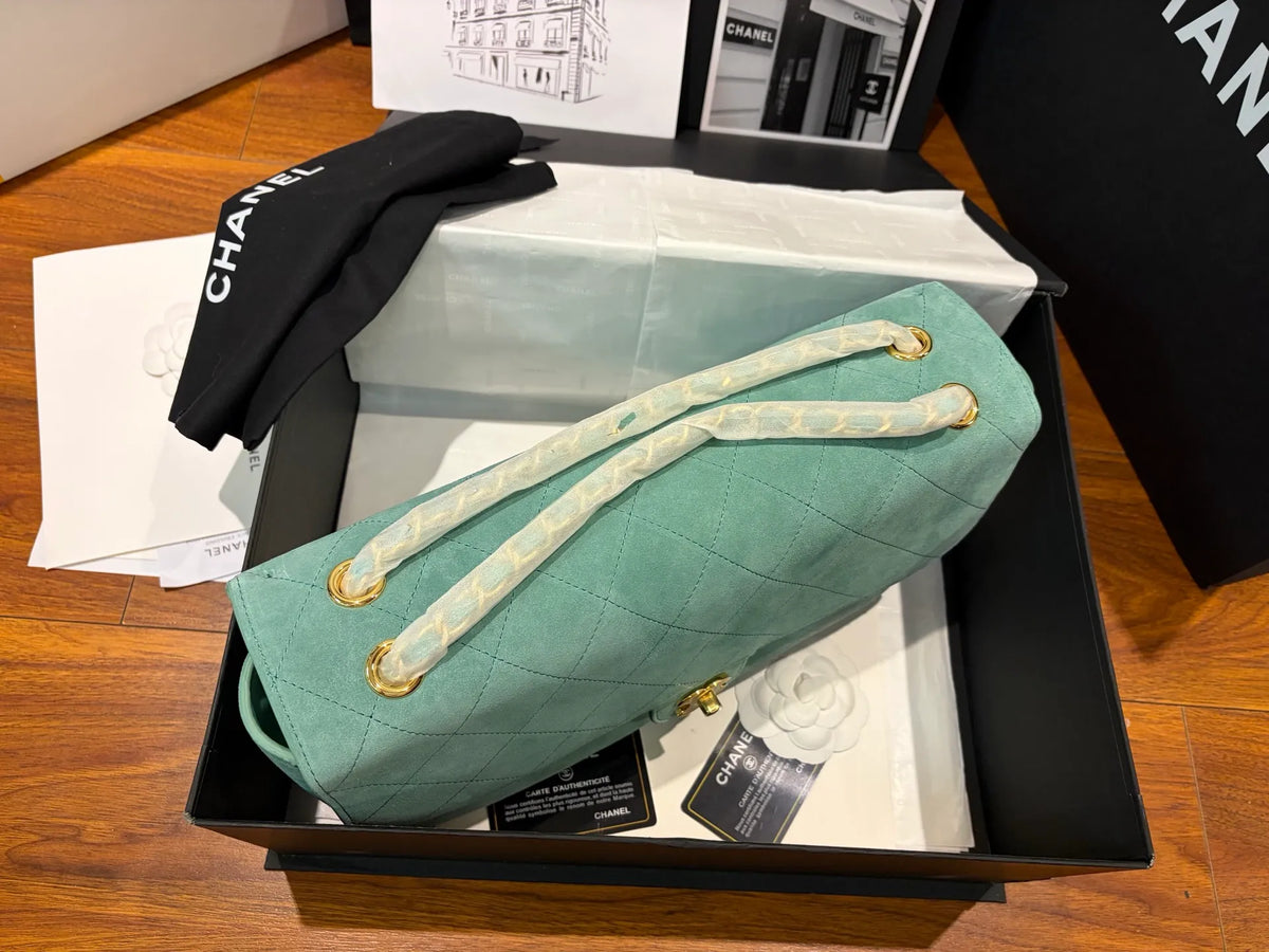 CHANEL Suede Classic Flap Bag
