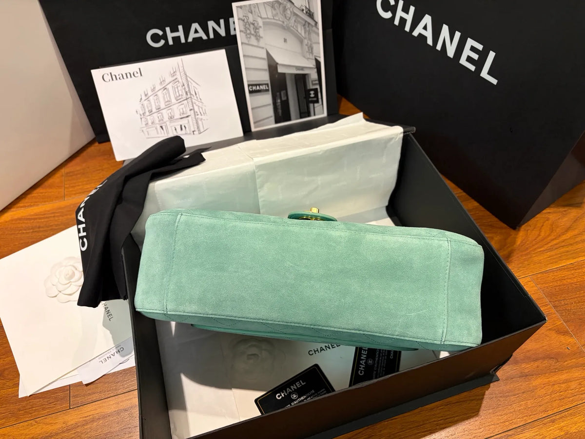 CHANEL Suede Classic Flap Bag