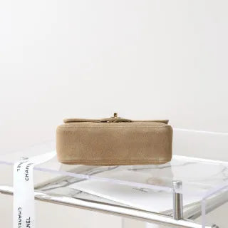 Suede Mini Flap Bag 26B CF mini